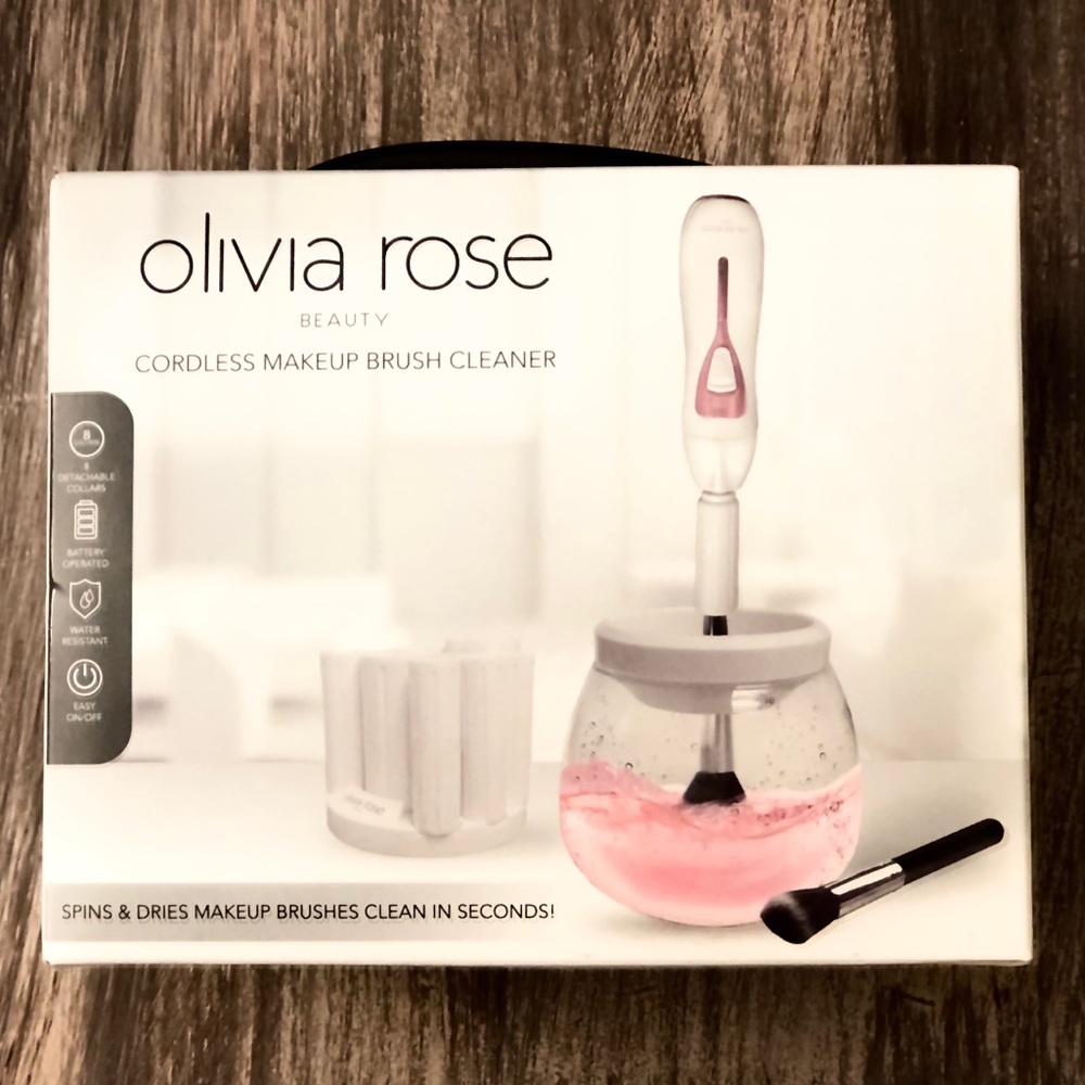 🤩Olivia Rose Cordeless Makeup Brush Cleane…
